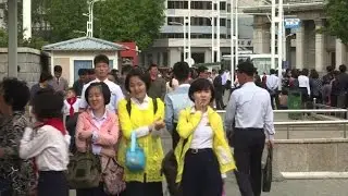 Pyongyang residents react to missile test