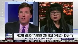 Radical Fascist Leader Yvette Felarca Middle School Teacher Tucker Carlson Tonight Fox News