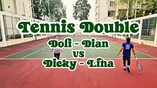 Double Tennis Match Game! | Doli/Dian vs Dicky/Lina | TheOGTennisClub x IDKLTennisClub | 🎾 🇲🇾🇮🇩