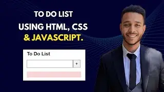 To Do List in Html, Css and JavaScript