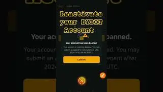 Reactivate your Deactivated Bybit account #bybit