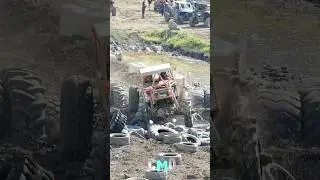 Dwayne MacLellan in the Tank Trap and Tire Pit Round 3 - Extreme Mud Fest Cold Lake 2025