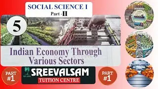 Scert class 9 geography chapter 5 Indian Economy Through various Sectors part 1 #scert #class9
