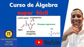 Curso de Álgebra 🚀 | Términos Semejantes✍|👉 super fácil