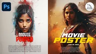 🎬 Movie Poster Design with Photoshop and AI 🎥