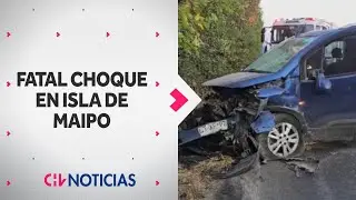 Fatal colisión dejó tres fallecidos en Isla de Maipo: Una de las víctimas era menor de edad