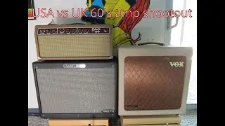 USA vs UK 60's amp shootout: Fender Brownface Deluxe vs Vox AC15 w/ Fender Vintera 50's Telecaster