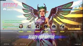Slaying w/ Mercy's *NEW* Sugar Plum Fairy Skin! | Overwatch Competitive (Winter Wonderland Event)