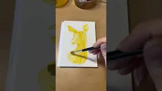 Bekijk de hele video op mijn kanaal 🧡 #schilderen #kunstober #creatief #diy