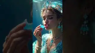 ocean queen inhale her power. #trending #animation #asmr #memes #shortvideo #funny