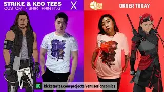 VK Strike and Verion shirt model