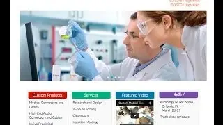 Custom Medical Cable and Connector Manufacture at P1 Technologies, formerly Plastics One