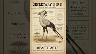 Secretary Bird &ndash; The Sky Walker of the African Plains ⚡🦅