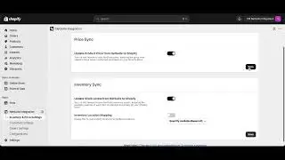 Shopify NetSuite Integration | Price and Inventory Settings