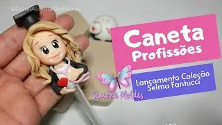 Caneta  Profissões - Lançamentos Simone Moldes Coleção Selma Fantucci