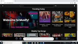 Musify - A Music Streaming web Application | Software Engineering Course's Project (Demo 2)