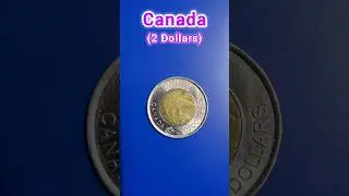 Canadian coin (2 Dollars) #world_currency #youtubeshorts #shorts