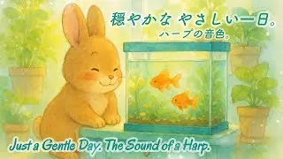 【 癒しのエネルギー 】 静かに流れていく やさしい一日。  ハープの音色 自律神経のバランスを整え、リラックス効果を促進します。
