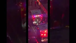 Major incident unfolding in Brooklyn, New York officer down unresponsive ￼