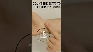 Check your pulse, count beats, comment your heart rate below!
