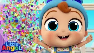 Balloon Party Song | LITTLE ANGEL 😇 | Nursery Rhymes & Lullabies | Baby & Kids Songs