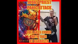 Judas priest panic attack full bass cover with tabs