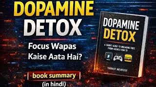 Aapka Dimag Kyun Focus Nahi Kar Pata? | Dopamine Detox Book Summary In Hindi 