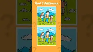 Find Only 3 Differences! 🔍 Can You Spot Them All?