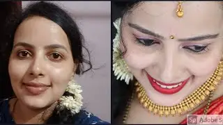 Easy makeup and hairstyle //Guest makeup look// sweet shilpa kannada vlogs