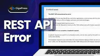 How to Fix The REST API Encountered an Error in WordPress