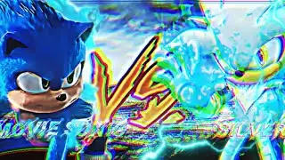 Movie Sonic vs Silver (Rendom Battle)