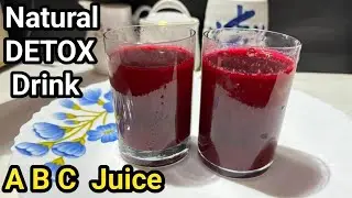 How to make Amla Beetroot Carrot Juice | Healthy Morning Juice Ke Fayde | winter red detox drink