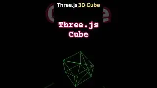 Create a 3D Rotating Cube in 30 Seconds | Three.js Tutorial for Beginners