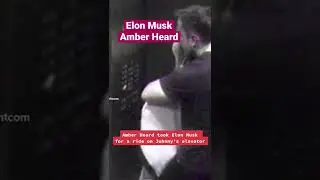 Elon Musk canoodling Amber Heard #justiceforjohnnydepp #johnnydepp #shorts #amber #elonmusk
