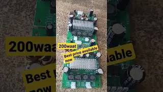 200 waat class D amplifier board available now  12inch DJ setup affordable price #speaker