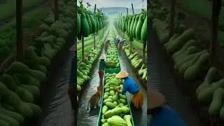 Amazing Apple Gourd Farming#farming #farmer #farm #usafarming
