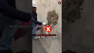 இதை பண்ணுங்க முதல்ல 🧭🏡✅ Before Plastering 🚩 As A Engineer Tamil 🚩 #shorts #construction #tips #civil