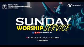 SUNDAY WORSHIP SERVICE WITH PASTOR JP MBIKAYI.SUNDAY, January 04 2026.