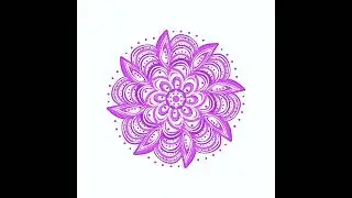 Colorful Whirls: Digital Mandala Painting in Procreate ✨ #mandala #artist #asmr #indianfestival