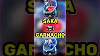 WHO IS BETTER?? Saka 112 LW 🆚 Garnacho 111 LW in Fcmobile #fcmobile #fifa #shorts #eafcmobile #fc26
