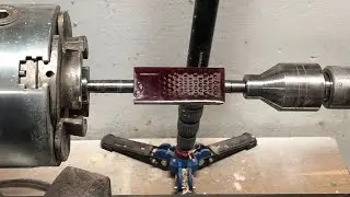 Woodturning - Resin and Aluminium Honeycomb Letter Opener