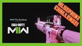 Modern Warfare 2 Blueprint Challenge!  | M4A1 The Breakup | Rebirth island Warzone Loadout
