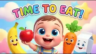 It&rsquo;s Time to Eat 🍎 | Mealtime Routine Song for Toddlers | Fun Kids Music