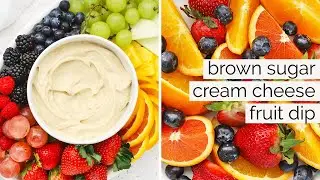 Brown Sugar Cream Cheese Fruit Dip (Gluten-Free)