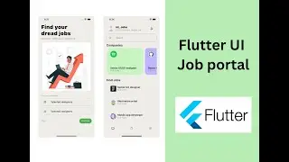 Creating an Engaging Job Portal UI with Flutter | Flutter UI Design Tutorial