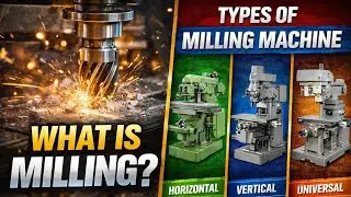 Milling Process Explained | What is Milling & Types of Milling Machine