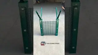 The sample of 358 security fence for customer from Hua Guang Co.,Ltd