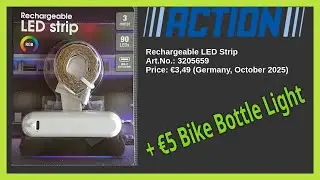 Inside Action rechargeable 3m RGB LED strip