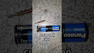 ELETROIM&Atilde; F&Aacute;CIL feito com PREGO #viral #shorts #true #f&iacute;sica