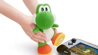 The Mega Yarn Yoshi Amiibo Is Adorable